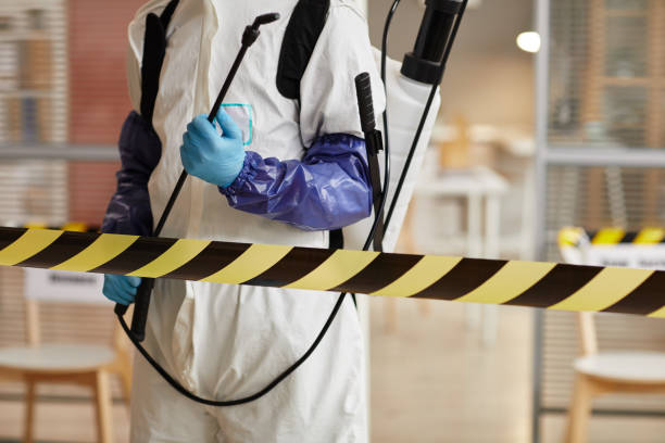 Professional Trauma Scene Cleanup technician working in Saugatuck, CT